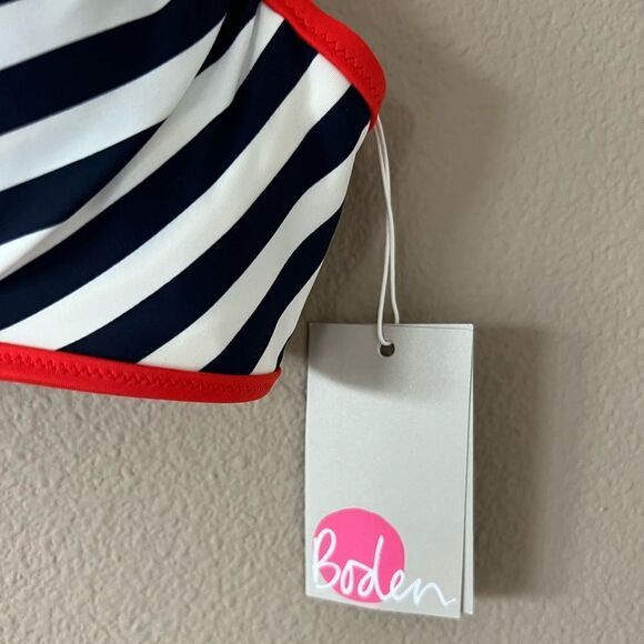 NWT Boden Striped Bikini Top - Picture 2 of 6